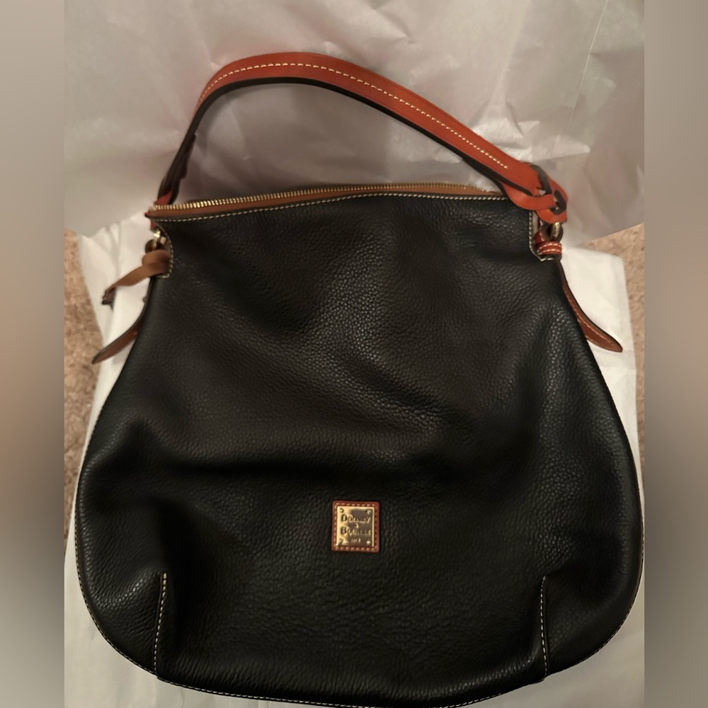 Dooney & Bourke Black Leather Shoulder Bag